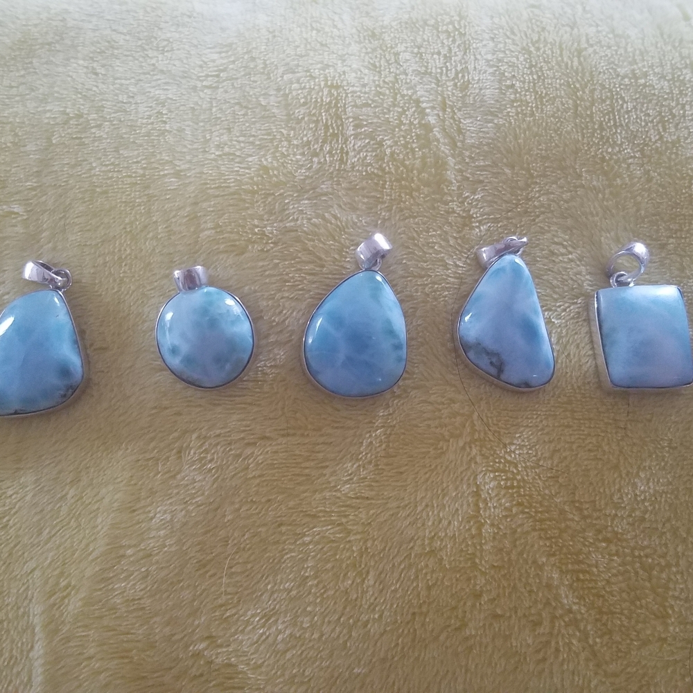 Larimar pendant $20Each